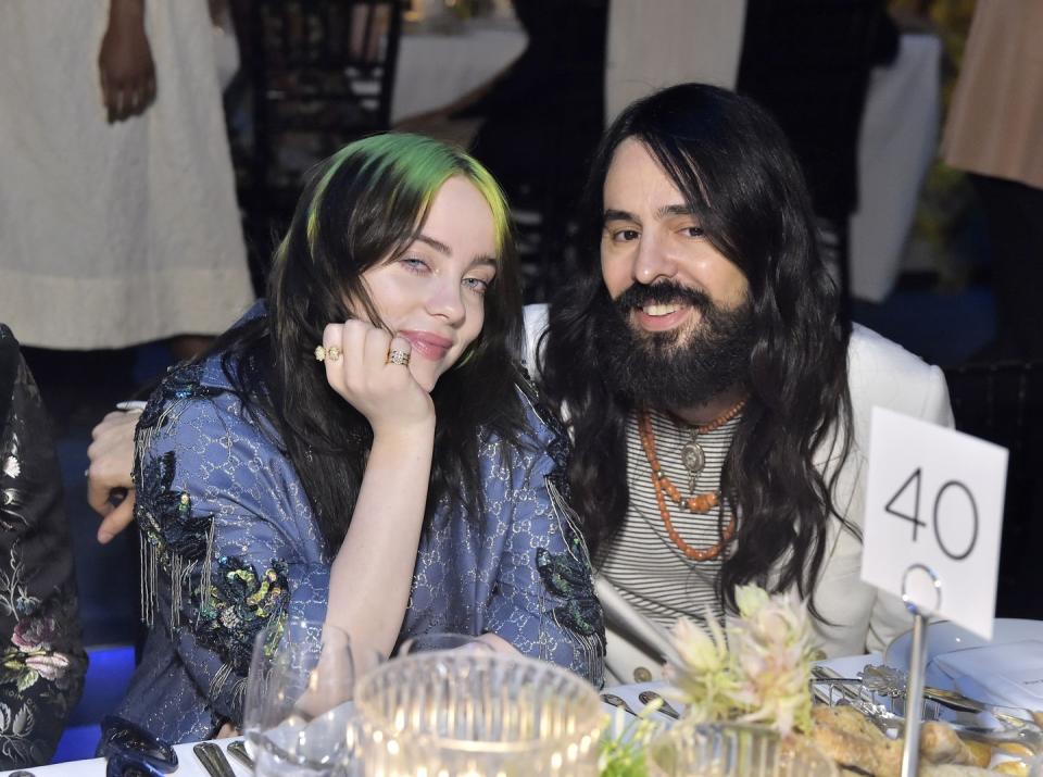 Billie Eilish and Alessandro Michele