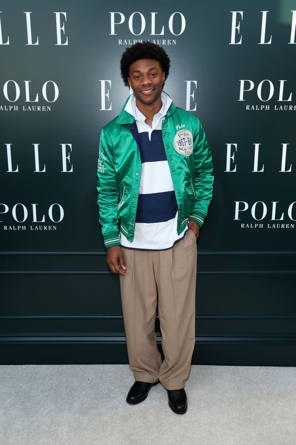 santa monica, california may 11 jonathan daviss, wearing polo ralph lauren, attends elle hollywood rising presented by polo ralph lauren at the georgian hotel on may 11, 2023 in santa monica, california photo by phillip faraonegetty images for elle