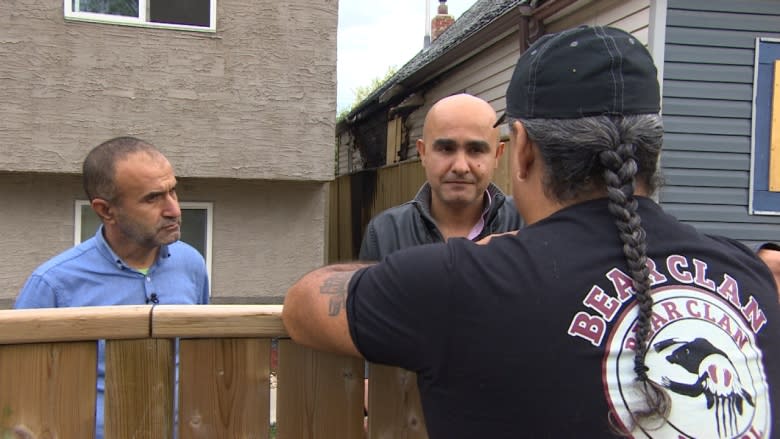 Members of Syrian family targeted by graffiti say they have been beaten, threatened