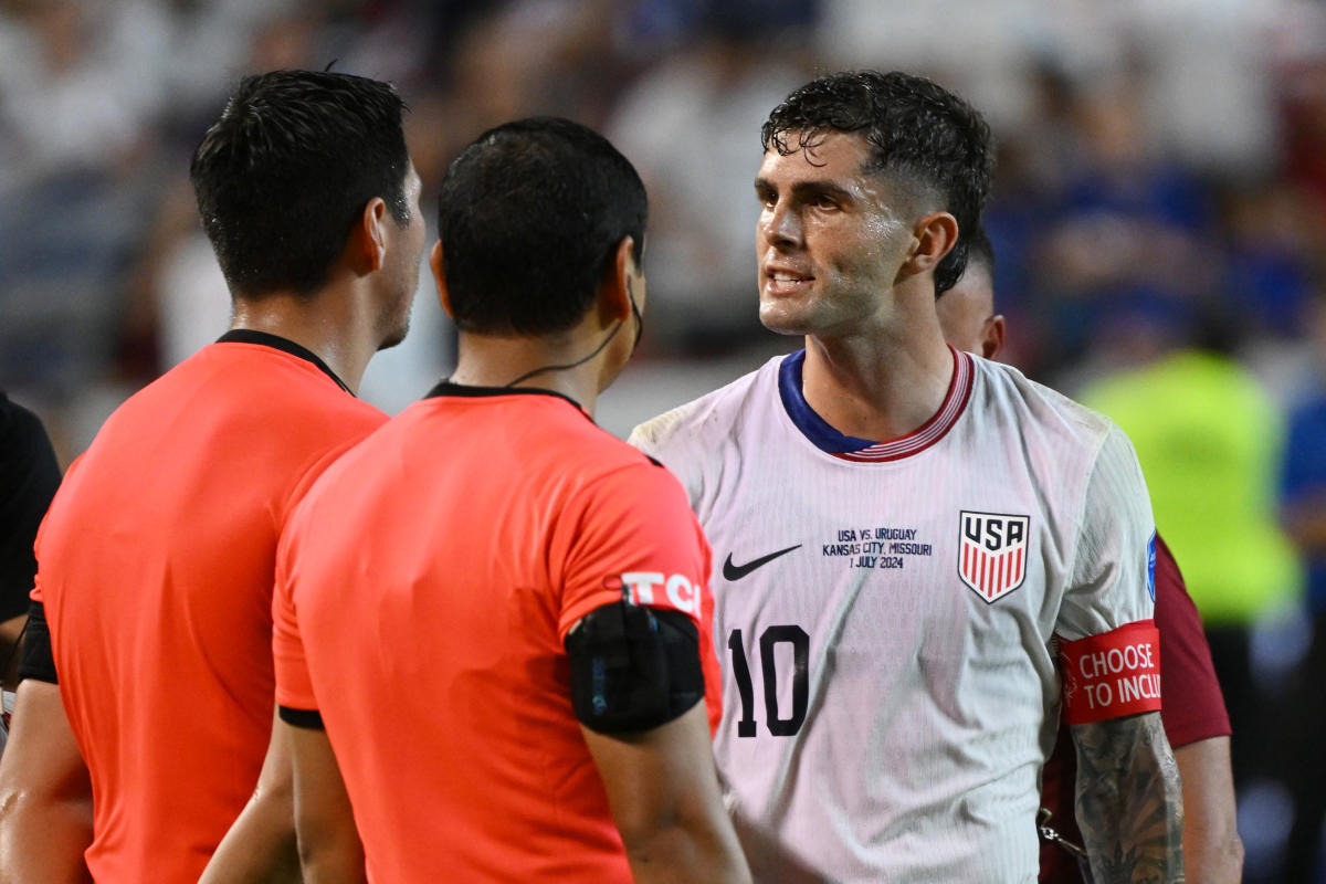 Copa America: USMNT’s Christian Pulisic slams referee after loss to Uruguay, strange ‘offside goal’