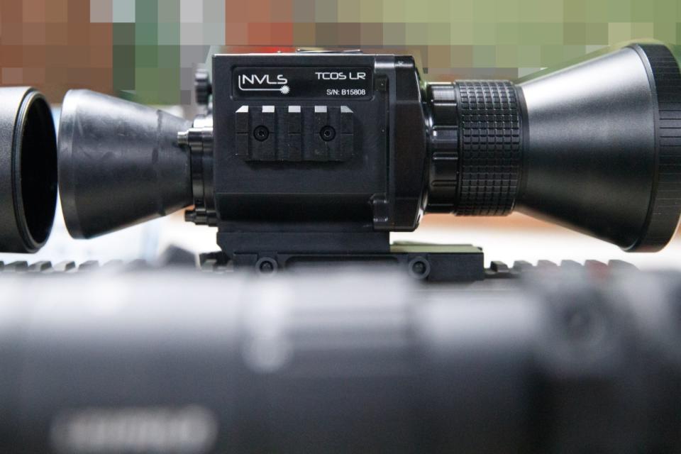 美造BARRETT MRAD狙擊槍使用的「NVLS熱顯像儀」，是國安局最新採購利器。讀者提供