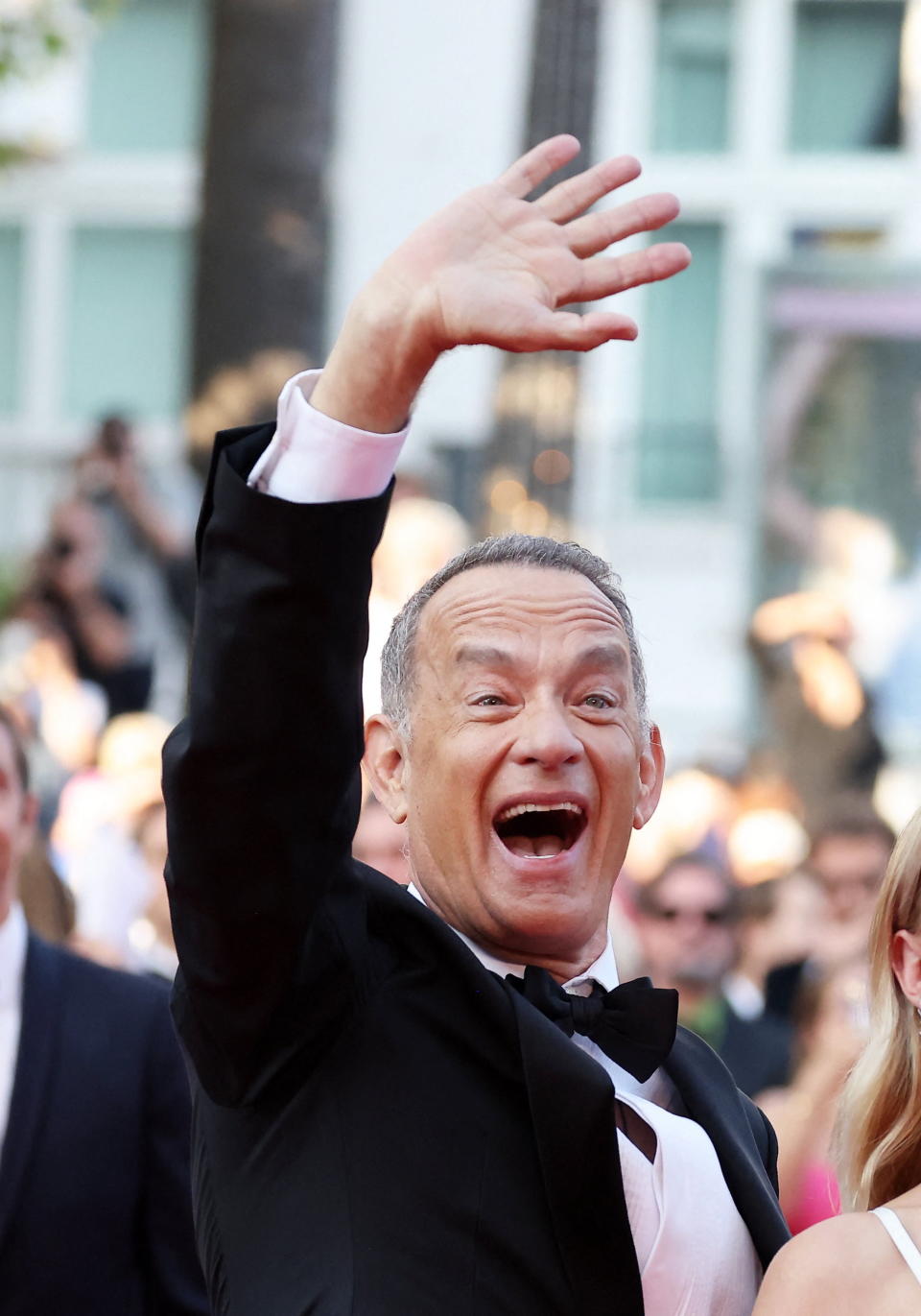 Tom Hanks, heureux d'être au Festival de Cannes.