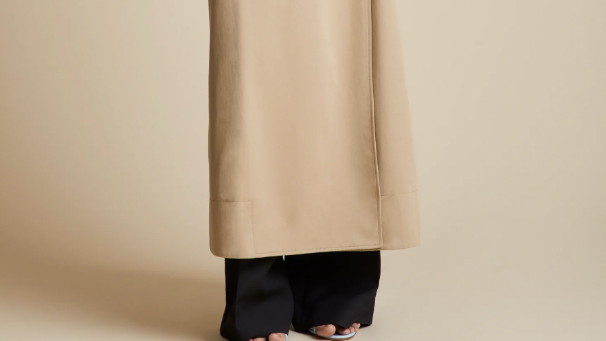 khaite trench coat