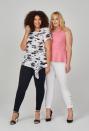 <p>You and your bestie can match in these $119 printed asymmetrical tops and $99 pin up summit jeans on your night on the tiles.</p>