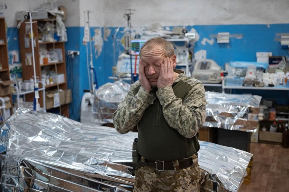 Viktor reacts inside the operation room (Reuters)