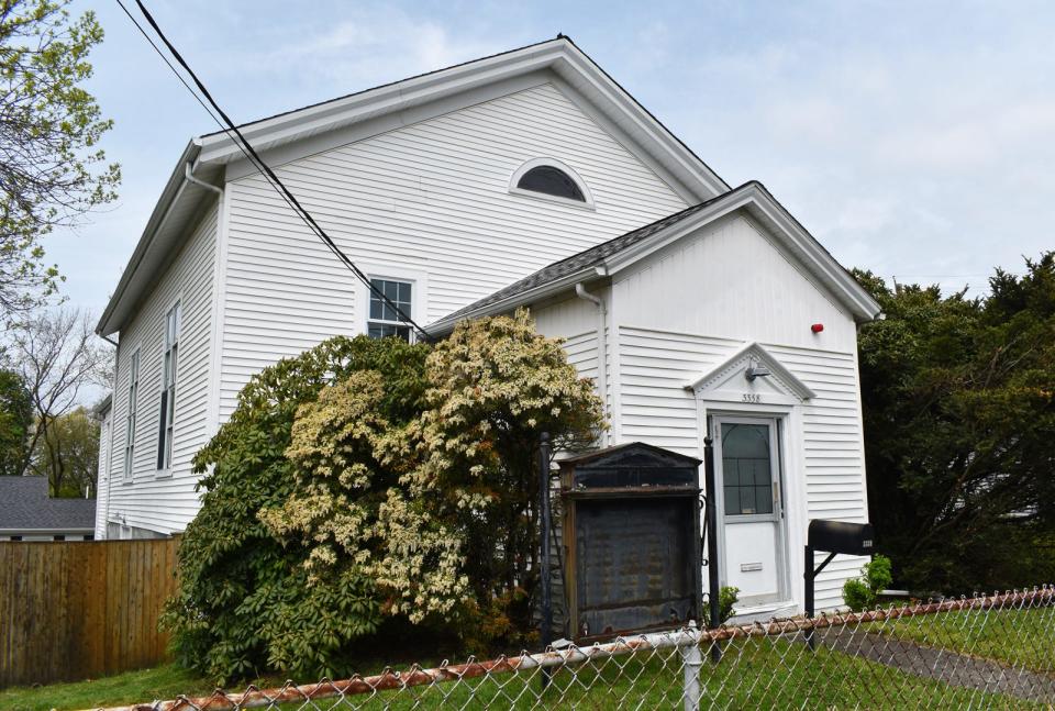 The house at 3338 N. Main St., Fall River, was built in 1854 and is the former North Methodist Episcopal Church. According to research conducted by Roger Williams University students, it's a building of interest in the Steep Brook neighborhood.