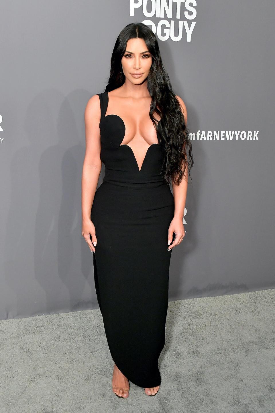 kim kardashian amfar 2019