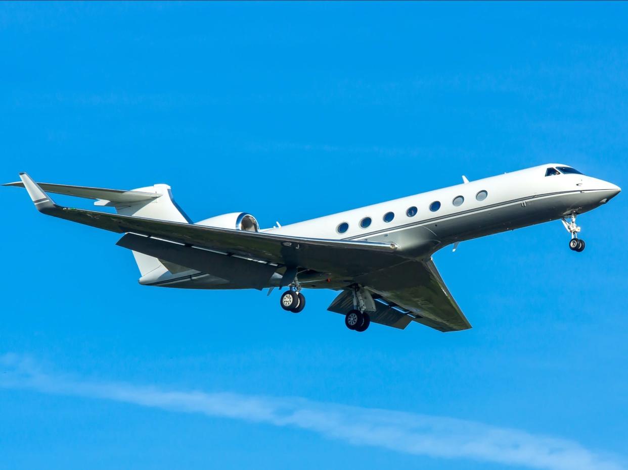 Gulfstream G550 private jet