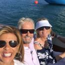 <p>“We are in Bermuda ya’ll!” wrote the <em>Today</em> show cohost about this pic, in which she’s chilling with Michael Douglas and Kathie Lee Gifford. It’s a rough job, but someone has to do it. (Photo: <span><a rel="nofollow noopener" href="https://www.instagram.com/p/BUNpXUtg9z8/" target="_blank" data-ylk="slk:Hoda Kotb via Instagram;elm:context_link;itc:0;sec:content-canvas" class="link ">Hoda Kotb via Instagram</a>)</span> </p>