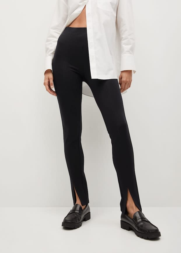 Where to buy Gigi Hadid slit leggings: Flutter pants are 2021's newest trend