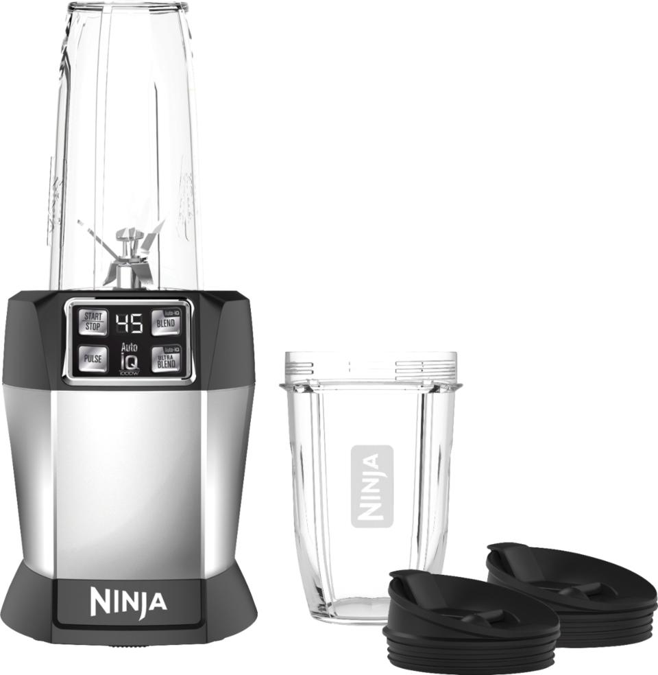 <p><a href="https://go.redirectingat.com?id=74968X1596630&url=https%3A%2F%2Fwww.bestbuy.com%2Fsite%2Fnutri-ninja-with-auto-iq-blender-stainless-steel%2F6269230.p%3FskuId%3D6269230&sref=https%3A%2F%2Fwww.townandcountrymag.com%2Fthe-scene%2Fweddings%2Fg45322894%2Fwedding-registry-tips-and-tricks%2F" rel="nofollow noopener" target="_blank" data-ylk="slk:Shop Now;elm:context_link;itc:0;sec:content-canvas" class="link ">Shop Now</a></p><p>Nutri Ninja Blender</p><p>bestbuy.com</p><p>$69.99</p><span class="copyright">Courtesy</span>