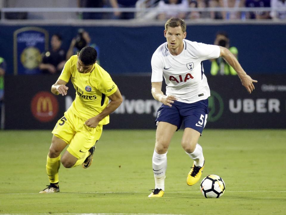 Jan Vertonghen on the ball