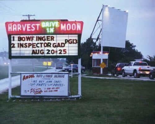 Harvest Moon Twin Drive-In Movie Theatre in Gibson City, Illinois