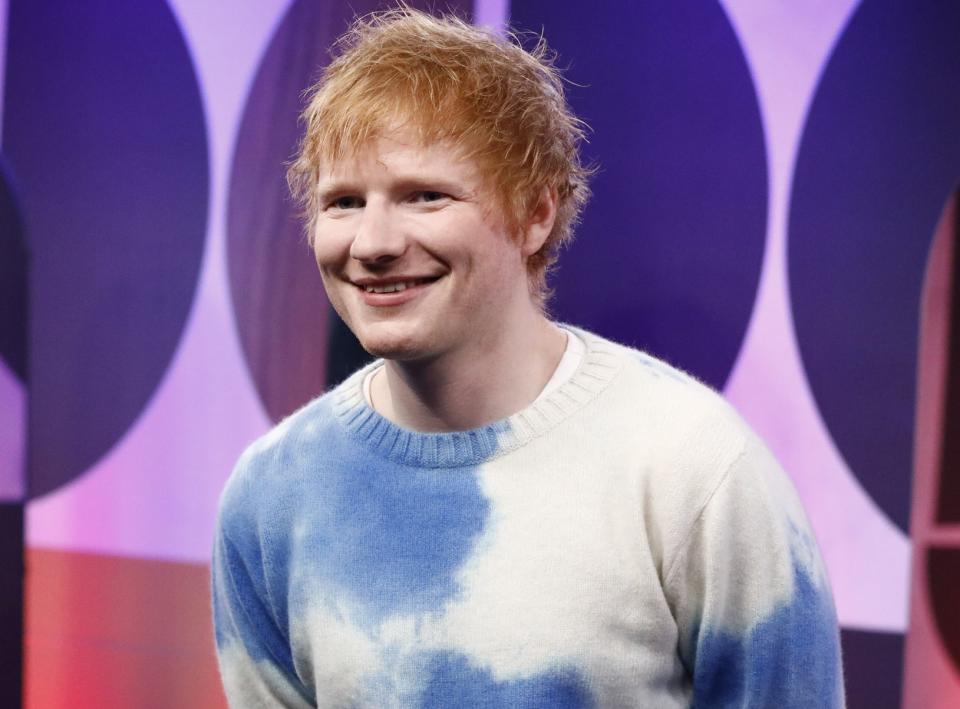 A closeup of Ed