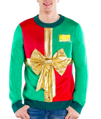 MEN'S CENSORED SKATER UGLY CHRISTMAS SWEATER, where to buy ugly christmas sweaters