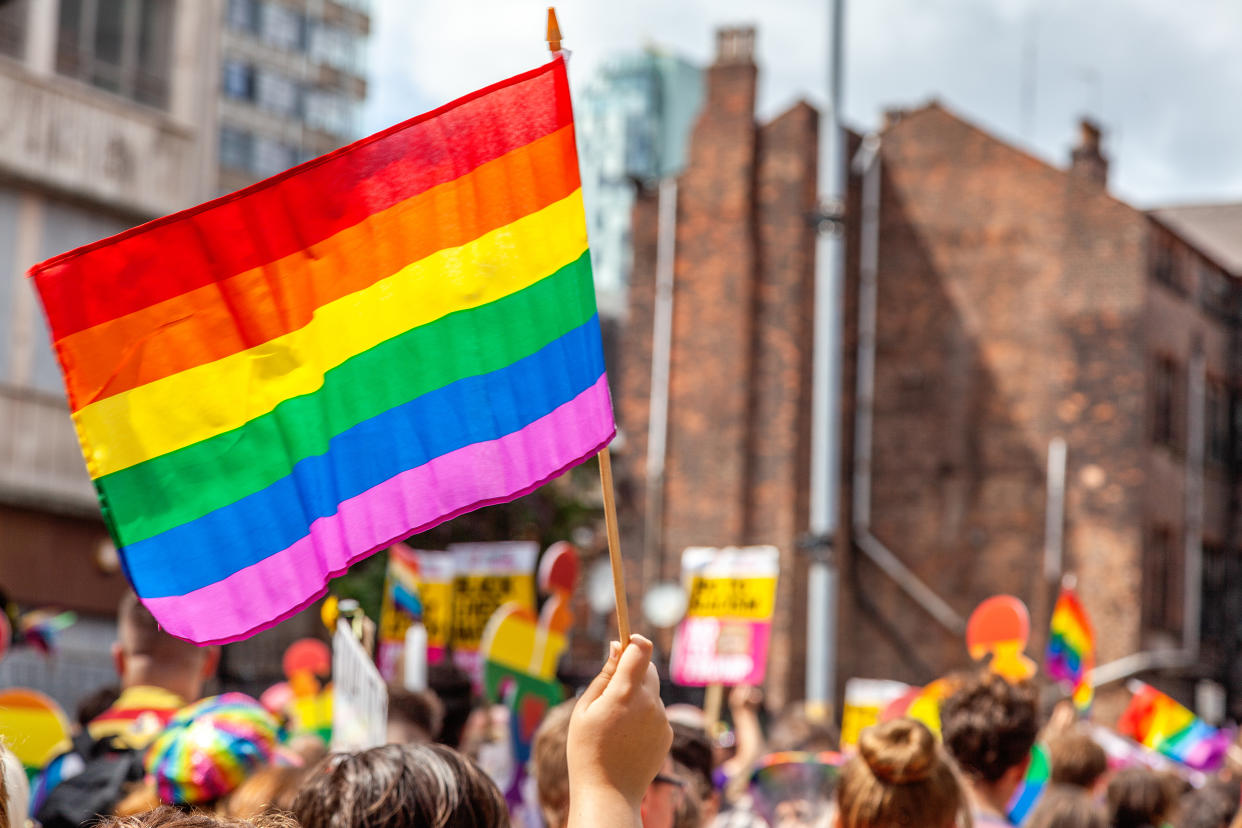 LGBT Pride parade flags (Getty Images)