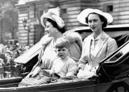 <p>Elizabeth with Prince Charles.</p>