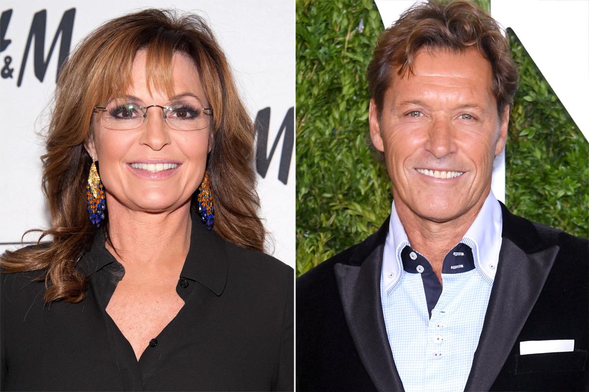 Sarah Palin leaves court with ex-NHL player Ron Duguay after