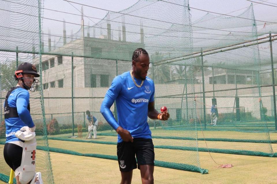 Jofra Archer was with Sussex in India during pre-season <i>(Image: Sussex CCC)</i>