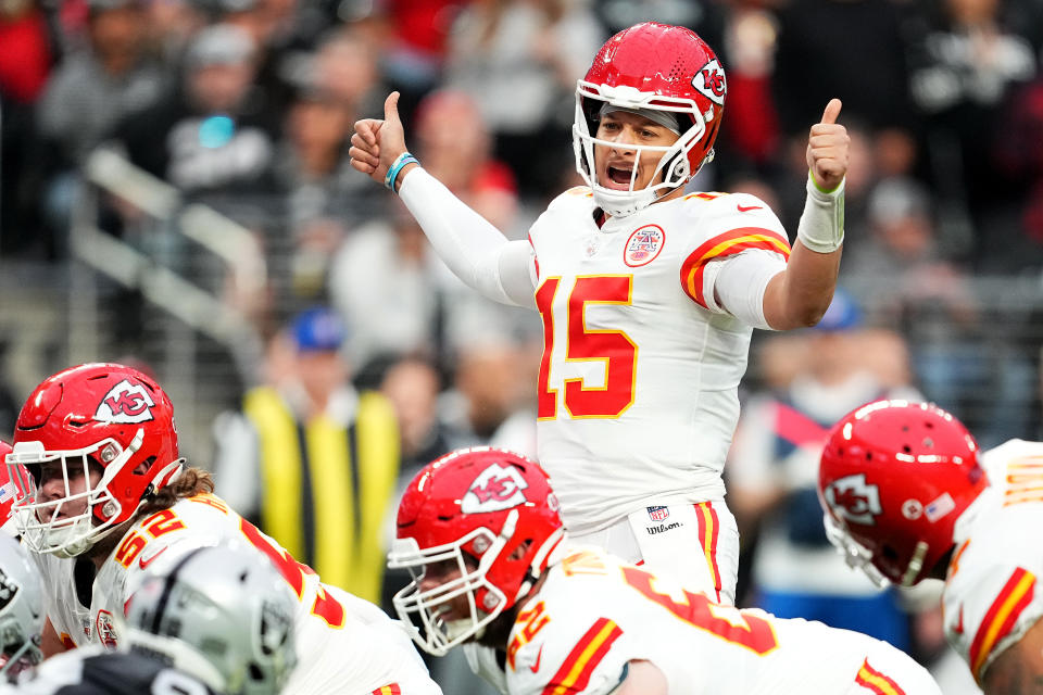 Patrick Mahomes is now a part-owner of the Kansas City Current. (Photo by Chris Unger/Getty Images)