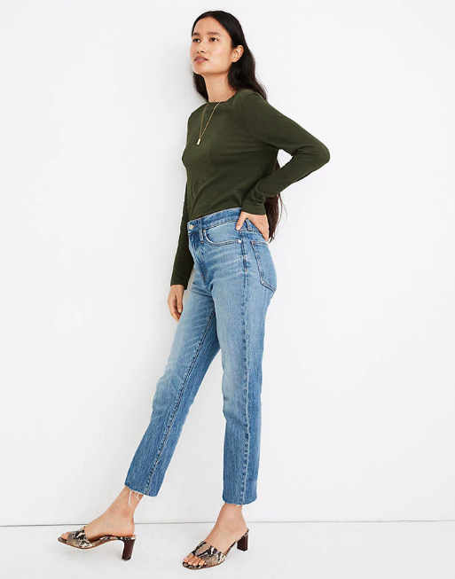 18) The Perfect Vintage Jean in Enmore Wash: Raw-Hem Edition