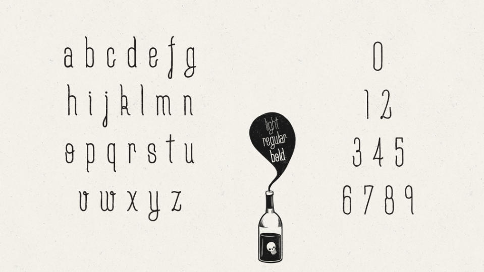 Best free fonts: Sample of Cute Punk