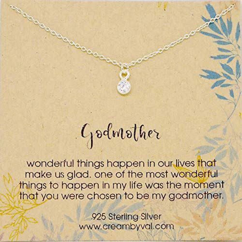 Godmother Clear Quartz Sterling Silver Necklace