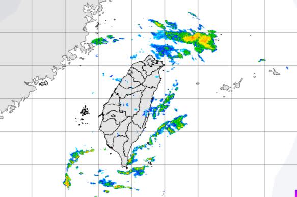 梅雨滯留鋒今報到。（圖／氣象局）