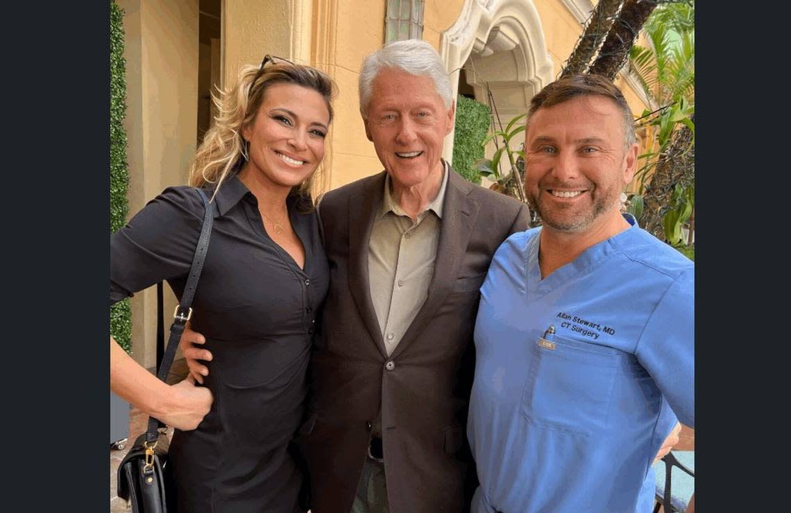 Bill Clinton quería comer en este elegante restaurante frente al mar en Miami. Los planes cambiaron