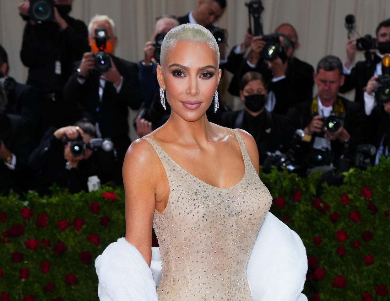Kim Kardashian attends The 2022 Met Gala at The Metropolitan Museum of Art, May 2022. (Getty Images)