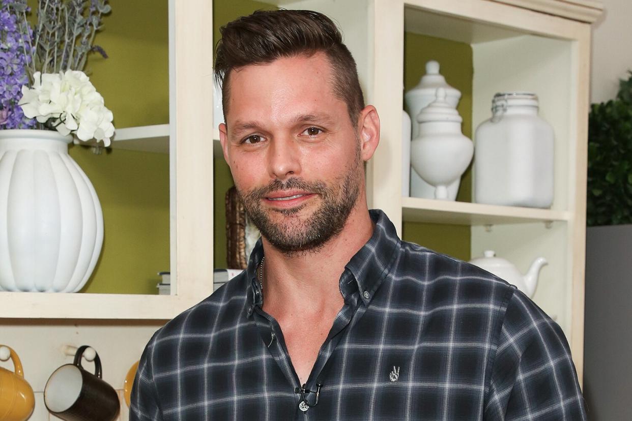 Actor Justin Bruening visit Hallmark's "Home & Family" at Universal Studios Hollywood on May 30, 2018 in Universal City, California.