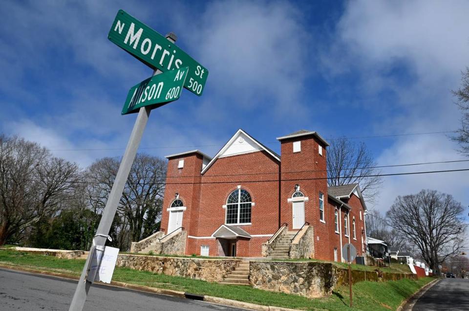 Florida State Seminoles head basketball coach Leonard Hamilton’s childhood church is located at N. Morris Street and Allison Ave. in Gastonia, NC.