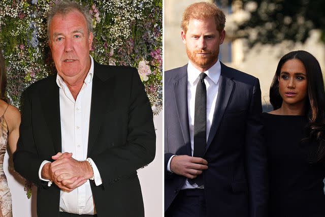 David M. Benett/Dave Benett/Getty, KIRSTY O'CONNOR/POOL/AFP via Getty Jeremy Clarkson claimed he apologized to Prince Harry and Meghan Markle on Christmas Day, though a spokesperson for the Duke and Duchess of Sussex refuted the claim.