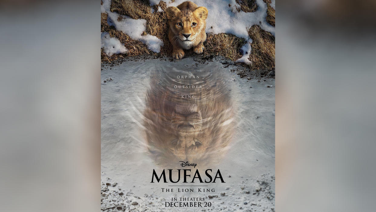  Mufasa: The Lion King poster. 