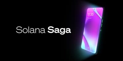 Solana Saga Front (PRNewsfoto/Solana Mobile)