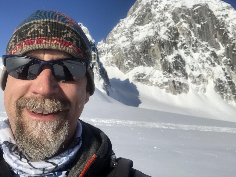 Chad Smith at the Pike Glacier Landing Area of Denali National Park known as Little Switzerland.