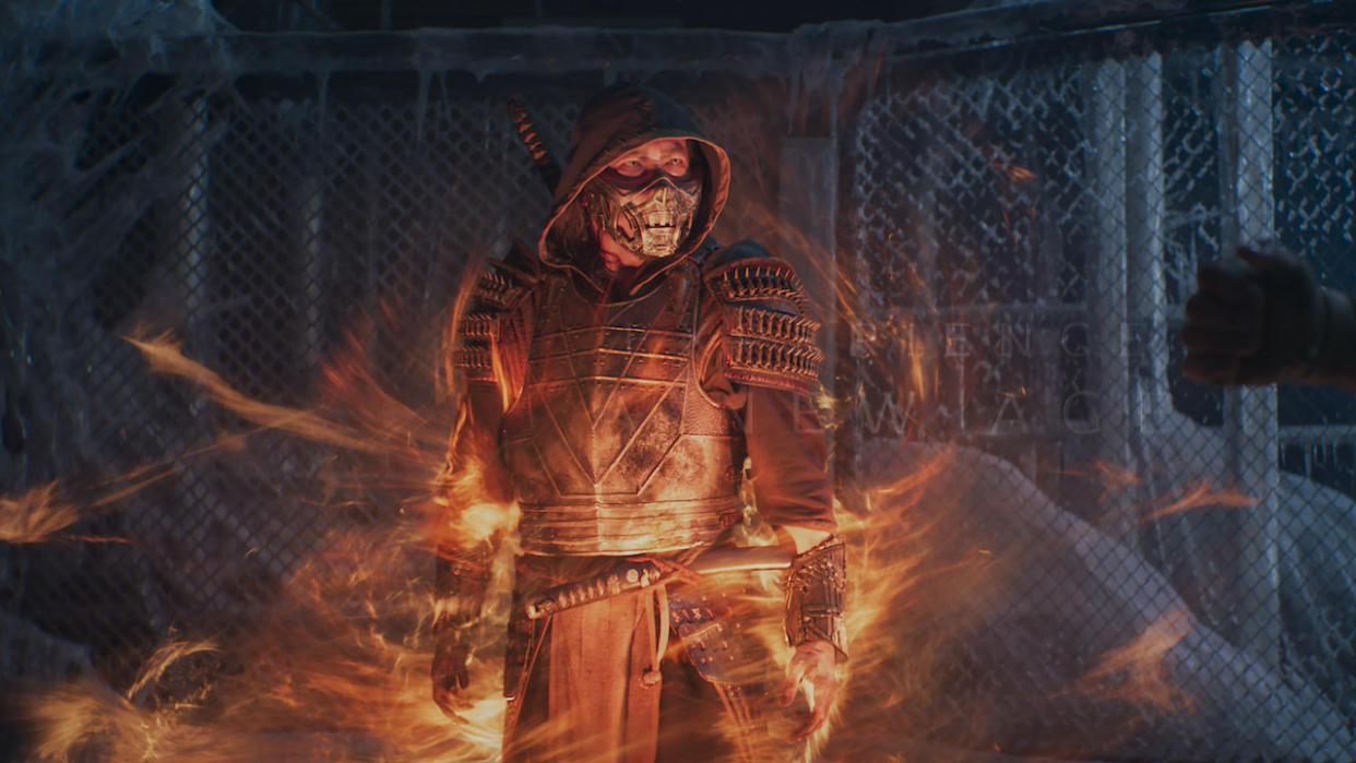  Hiroyuki Sanada as Scorpion in 2021's Mortal Kombat. 
