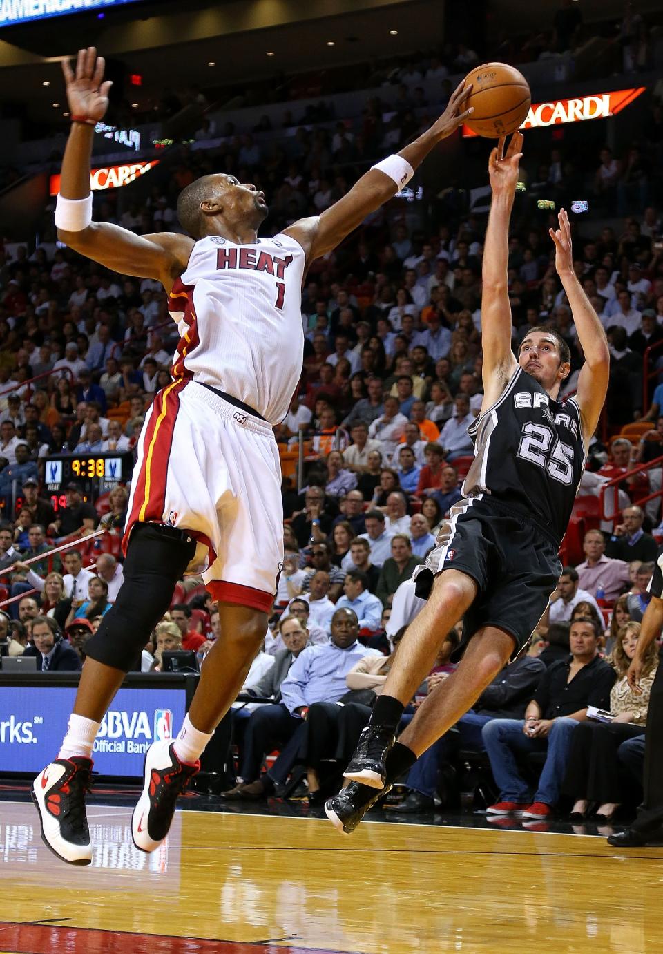 San Antonio Spurs v Miami Heat