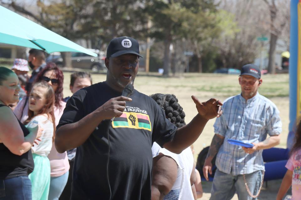 Tremaine Brown invites everyone to the annual Unity in the Community Water Bash at noon Saturday at Bones Hook Park, 2000 N Hughes St.