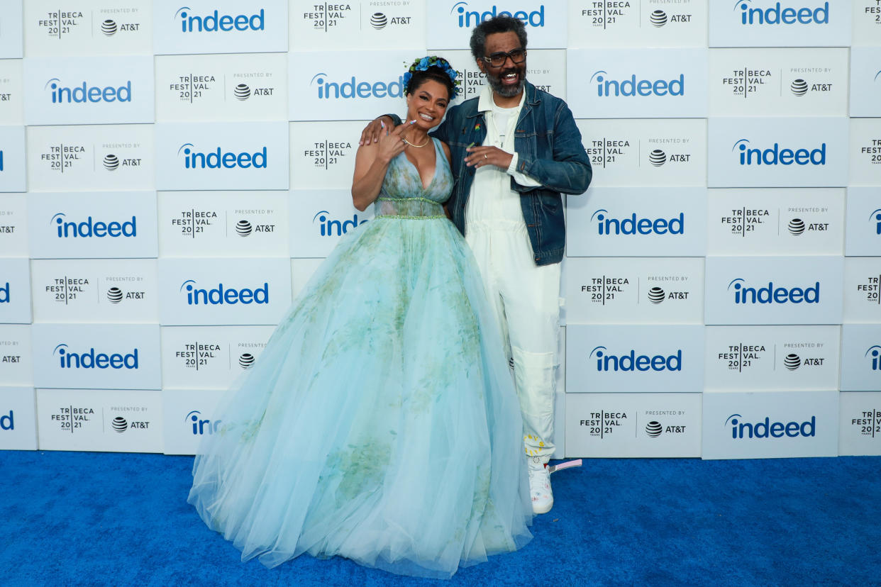 Ty James and Sacha Jenkins attend the Bitchin': The Sound and Fury of Rick James premiere at Tribeca Film Festival in New York City. (Jason Mendez/Getty Images for the Tribeca Film Festival)