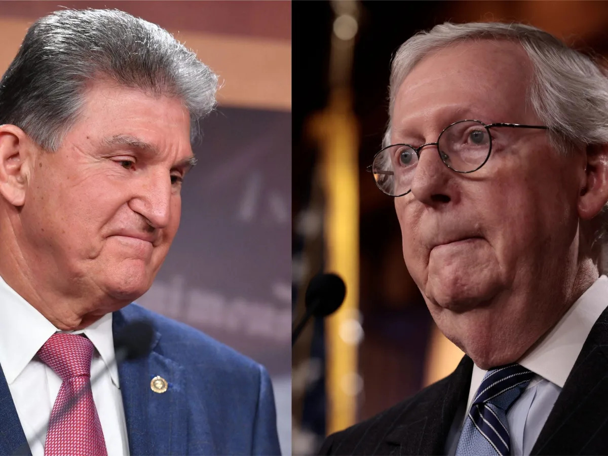 Joe Manchin says McConnell's threat to sink a bipartisan bill challenging China'..