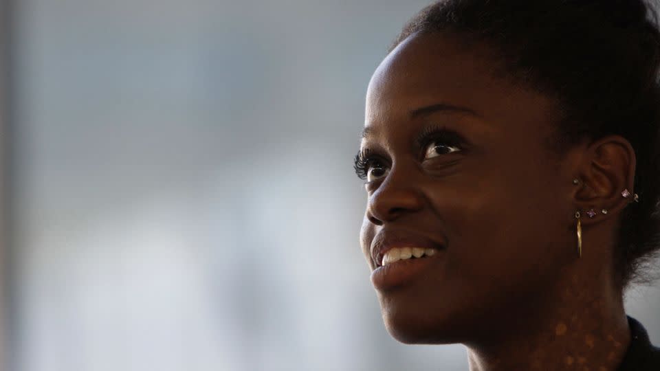 Michaela DePrince in Johannesburg, South Africa on July 9, 2012. - Denis Farrell/AP/File