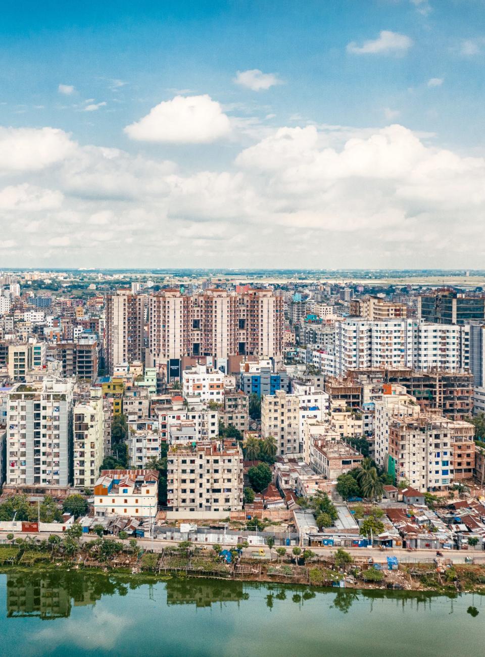 skyline view in Bangladesh