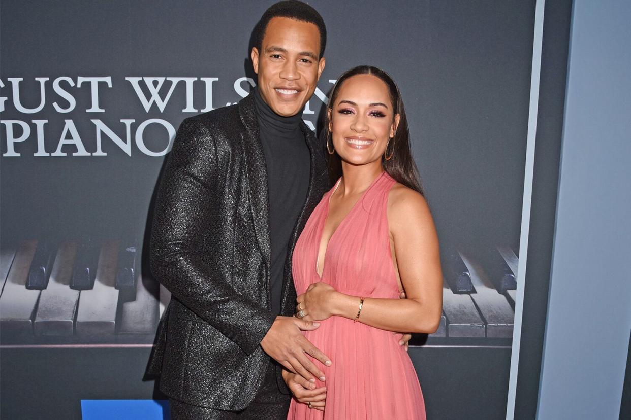 Mandatory Credit: Photo by Photo Image Press/Shutterstock (13464569x) Trai Byers and Grace Gealey 'The Piano Lesson' Opening Night on Broadway, New York, USA - 13 Oct 2022