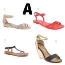 <div class="caption-credit"> Photo by: Michelle Horton</div><b>A is for Ankle-Strap Sandals <br></b> This is the shoe shape of the season, for sure. And it's not just limited to flats - the ankle-strap shoe is big in heels and wedges, as well. <br> <i>Buy them from <a rel="nofollow noopener" href="http://www.jcrew.com/womens_category/shoes/sandals/PRDOVR~53504/53504.jsp" target="_blank" data-ylk="slk:J.Crew;elm:context_link;itc:0;sec:content-canvas" class="link ">J.Crew</a>, <a rel="nofollow noopener" href="http://oldnavy.gap.com/browse/product.do?cid=55151&vid=1&pid=644859042" target="_blank" data-ylk="slk:Old Navy;elm:context_link;itc:0;sec:content-canvas" class="link ">Old Navy</a>, <a rel="nofollow noopener" href="https://www.madewell.com/madewell_category/SHOESANDSANDALS/sandals/PRDOVR~89272/89272.jsp" target="_blank" data-ylk="slk:Madewell;elm:context_link;itc:0;sec:content-canvas" class="link ">Madewell</a>, and <a rel="nofollow noopener" href="http://piperlime.gap.com/browse/product.do?cid=92633&vid=1&pid=690886012" target="_blank" data-ylk="slk:Piperlime;elm:context_link;itc:0;sec:content-canvas" class="link ">Piperlime</a></i> <br> <br> <b><a rel="nofollow noopener" href="http://www.babble.com/baby/mom-style-10-flattering-spring-dresses-perfect-for-every-style-shape-and-budget/?cmp=ELP|bbl||YahooShine||InHouse|070513|ABCsSummerFashion||famE|" target="_blank" data-ylk="slk:Related: 10 flattering summer dresses for every style, shape, and budget;elm:context_link;itc:0;sec:content-canvas" class="link ">Related: 10 flattering summer dresses for every style, shape, and budget</a></b>