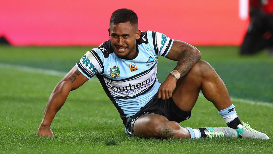 Ben Barba in 2016 with the Sharks. (Photo by Ryan Pierse/Getty Images)