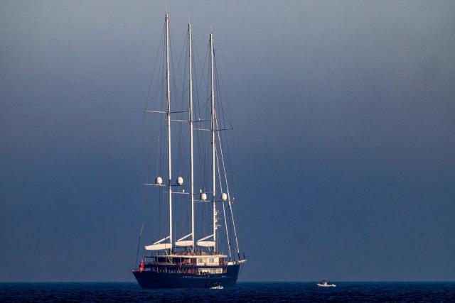 The yacht is one of the longest in the world. (EPA)