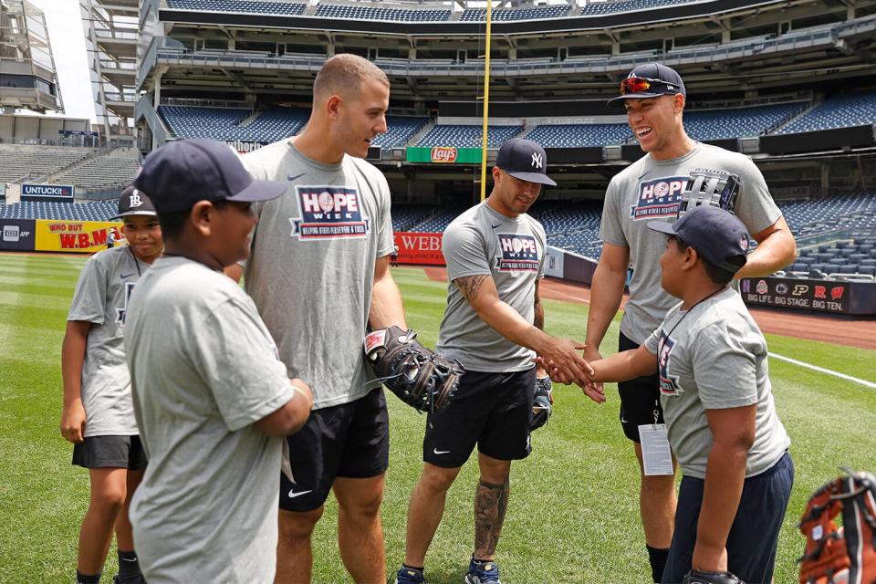 New York Yankees 2022; HOPE week day 5 DAN REISCHEL – 162 GAMES OF CATCH