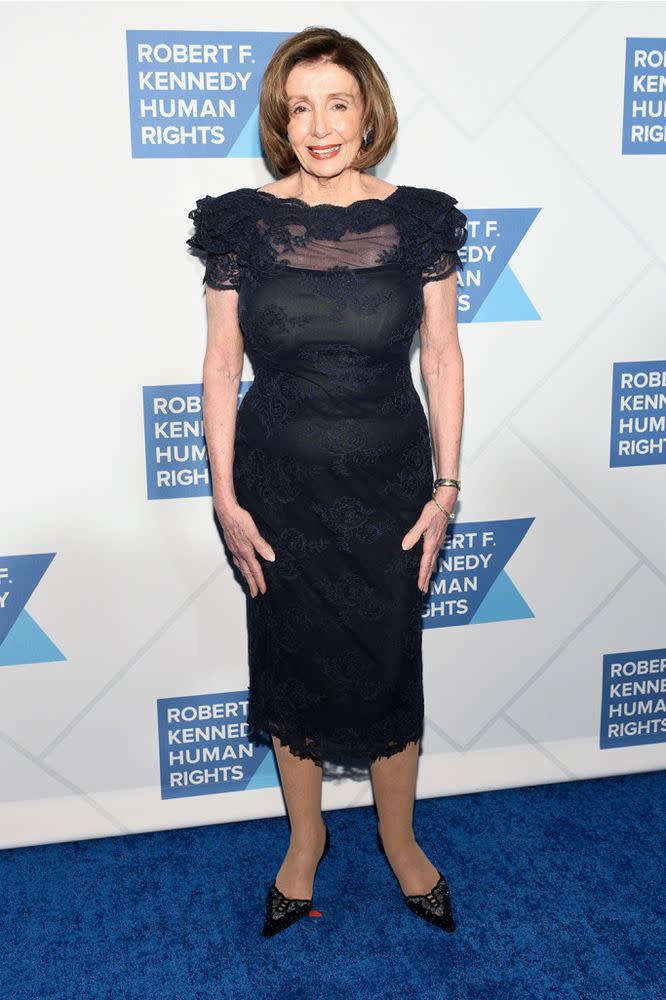 House Speaker Nancy Pelosi at the Robert F. Kennedy Human Rights awards gala in New York City | Mike Pont/Getty