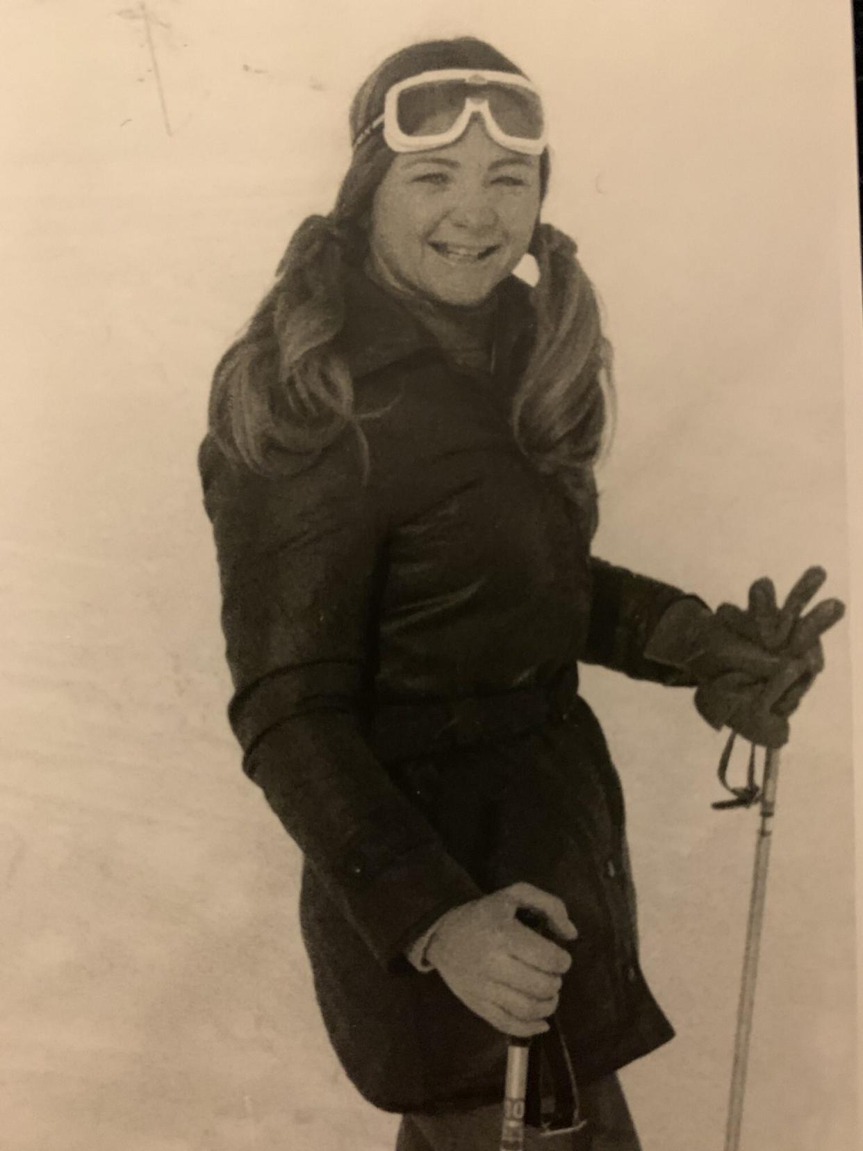 Brenda Burch Skiing